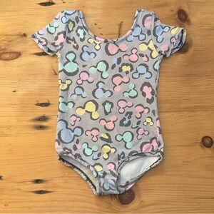 Wild Rich Kids Grey Disney Mickey Leotard 5/6
